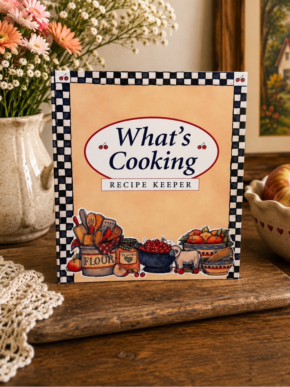 Recipe Keeper - Beige Kitchen Recipe Organizer